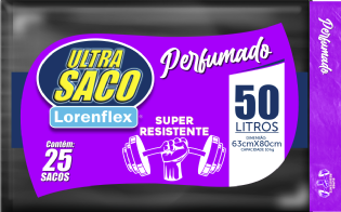 ULTRA SACO SUPER RESISTENTE 50 LITROS C/ 25UN