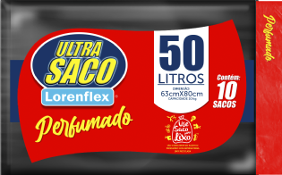 ULTRA SACO 50 LITROS C/ 10 UN.