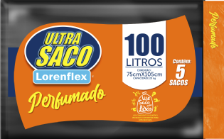 ULTRA SACO 100 LITROS C/ 5 UN.